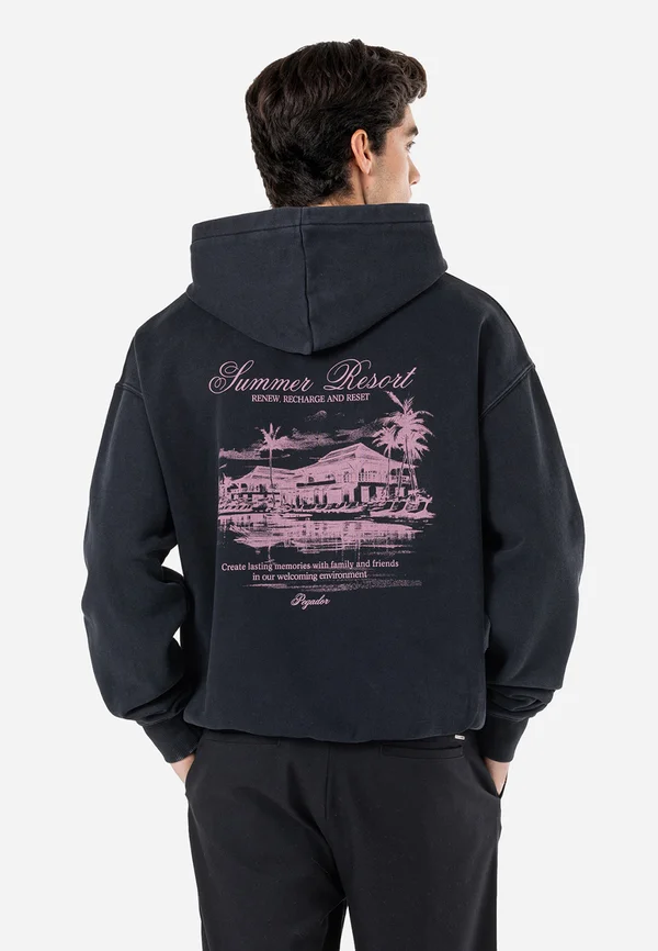 POLION HOODIE - Sweatshirt - vintage black