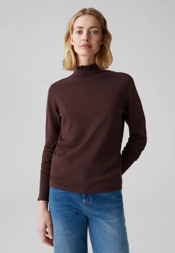 POLLUNA - Strickpullover - dark grape