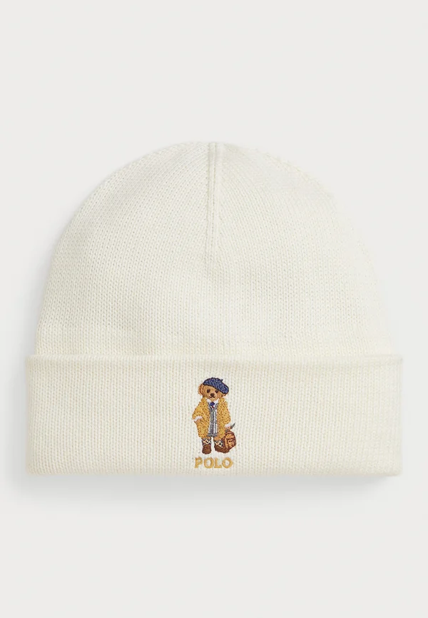 POLO BEAR COTTON HAT UNISEX - Mütze - clubhouse cream