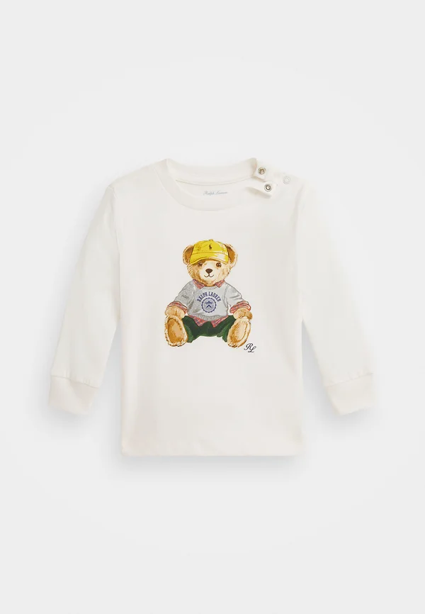 POLO BEAR COTTON LONG-SLEEVE TEE - Langarmshirt - nevis