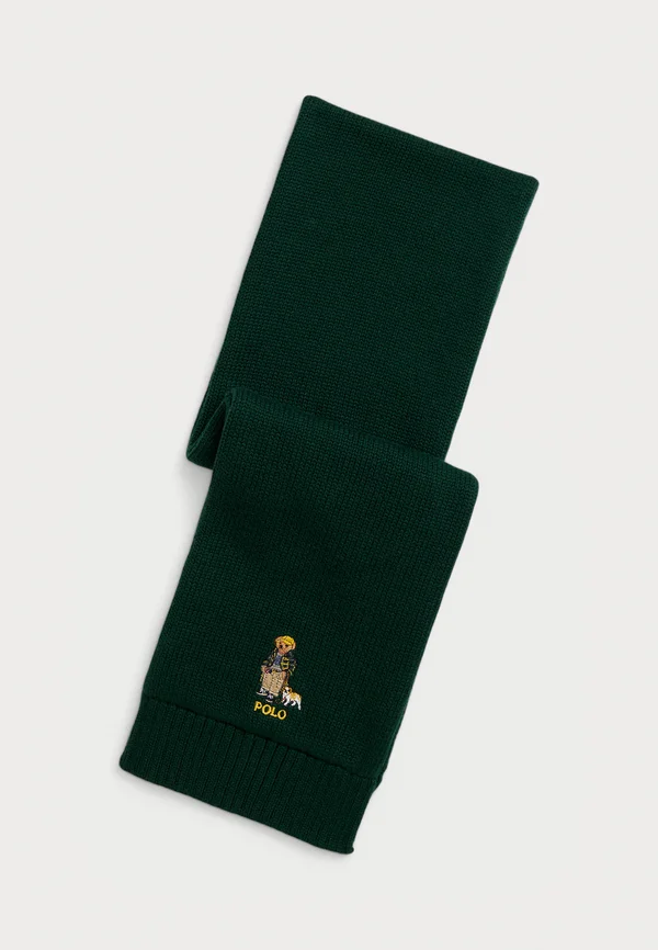 POLO BEAR COTTON SCARF UNISEX - Schal - moss agate