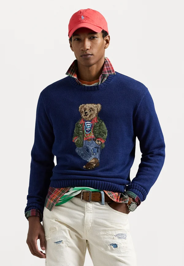 POLO BEAR COTTON SWEATER - Strickpullover - freshwater tahiti bear