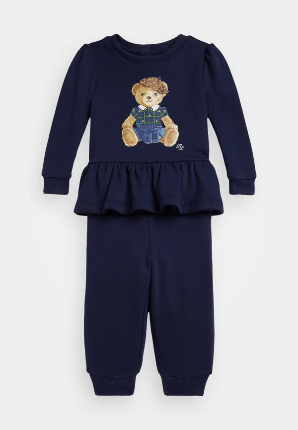 POLO BEAR FLEECE SWEATSHIRT & PANT SET - Sweatshirt - refined navy