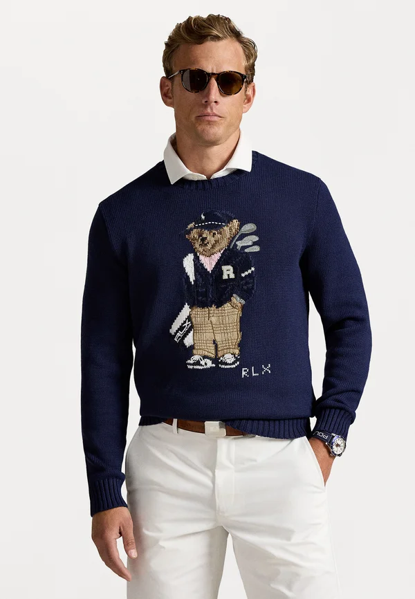 POLO BEAR PERFORMANCE SWEATER - Sweatshirt - refined navy