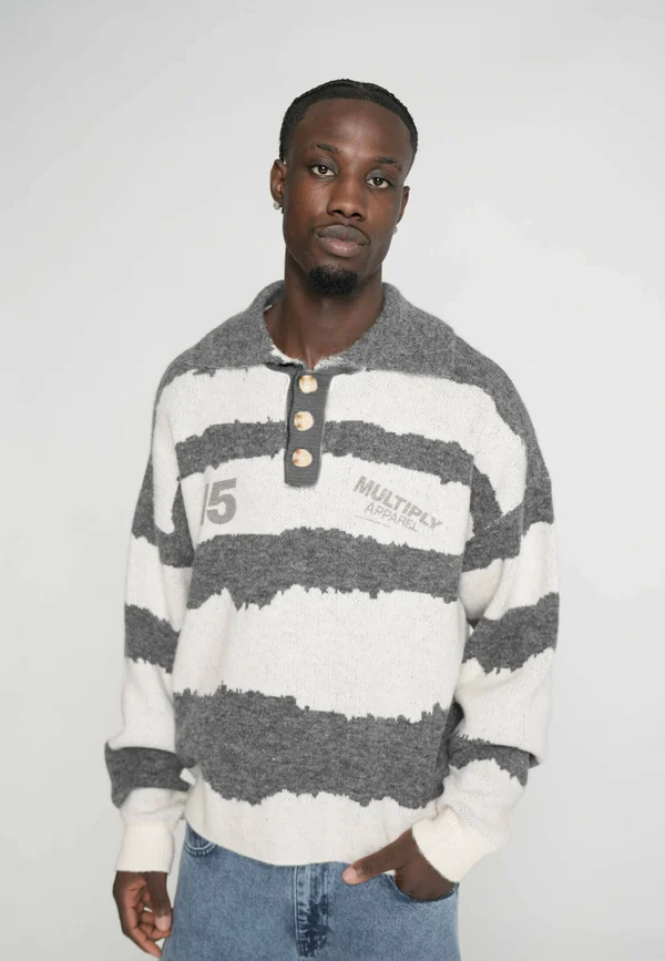 POLO DUNES - Strickpullover - grau