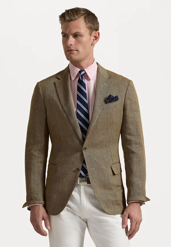 POLO MODERN LINEN TWILL SPORT COAT - Sakko - brown/tan