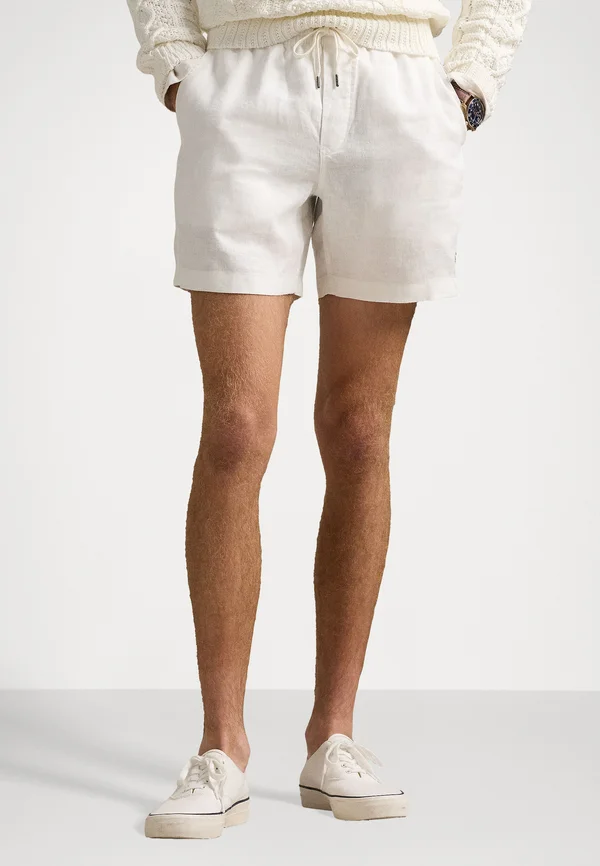 POLO PREPSTER LINEN SHORT - Shorts - deckwash white