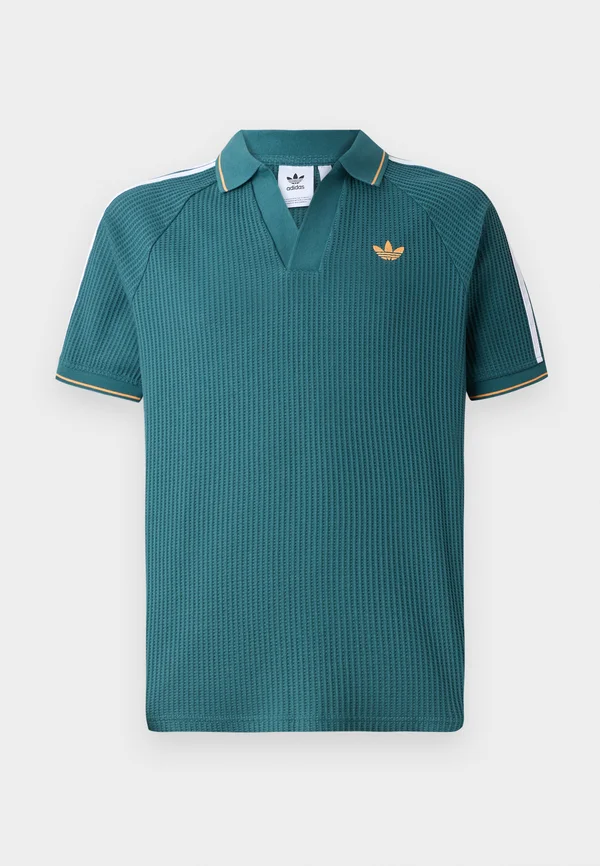 POLO SHIRT UNISEX - Poloshirt - tech green/hazy orange/white