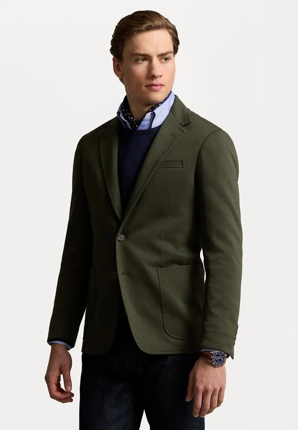 POLO SOFT MODERN DOUBLE KNIT JACKET - Sakko - estate olive