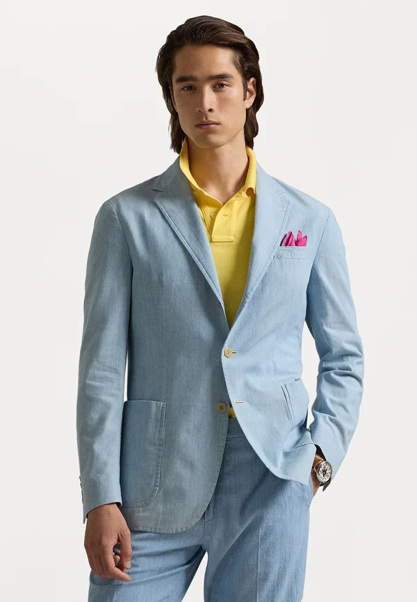 POLO SOFT TAILORED CHAMBRAY SUIT JACKET - Sakko - chambray