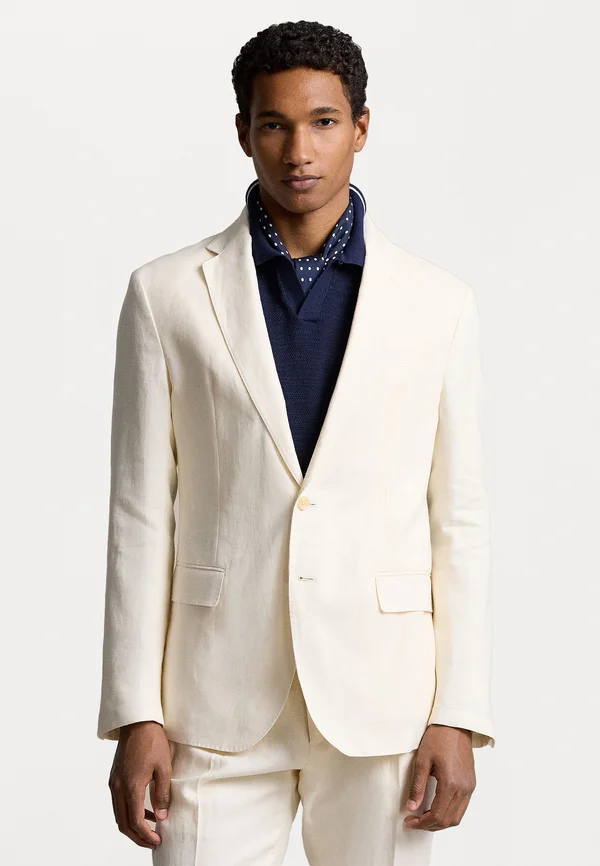 POLO SOFT TAILORED LINEN SPORT COAT - Sakko - light cream