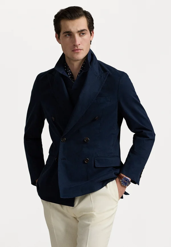 POLO SOFT TAILORED STRETCH CHINO JACKET - Sakko - bright navy