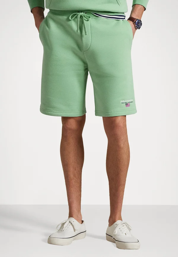 POLO SPORT SHORT UNISEX - Jogginghose - celedon/white