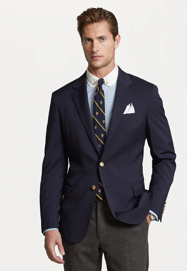 POLO WOOL TWILL BLAZER - Anzugsakko - classic navy