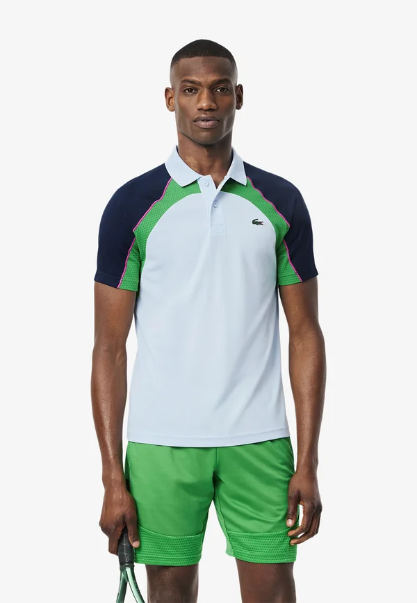 Poloshirt - bleu clair bleu marine vert hia