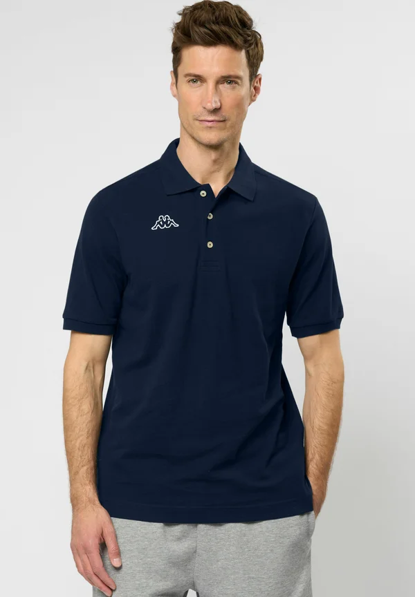 Poloshirt - blue marine white