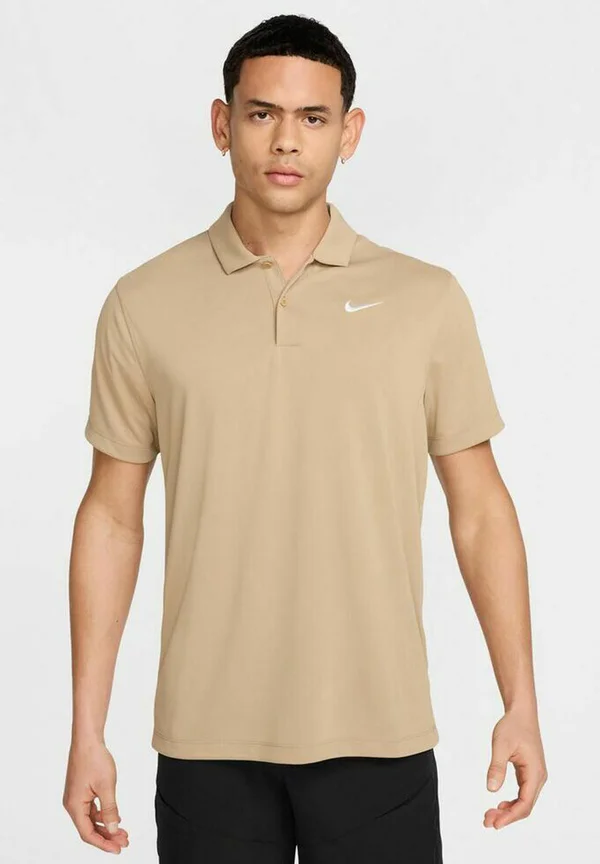 Poloshirt - parachute beige white