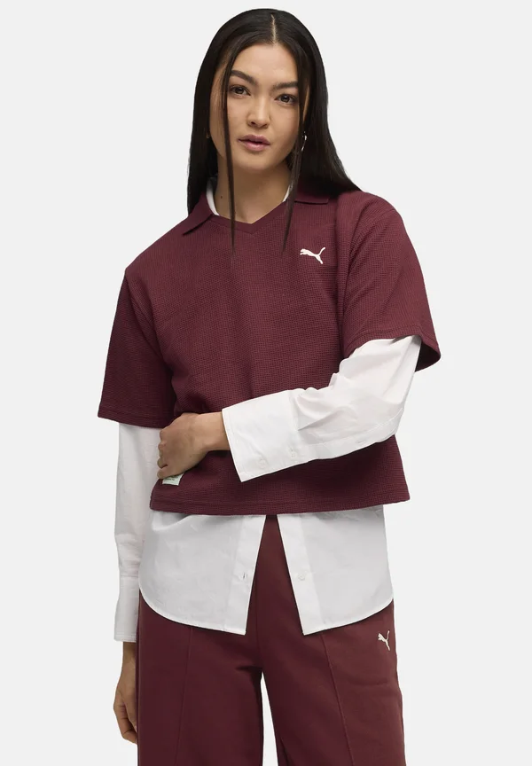 Poloshirt - ruby shimmer