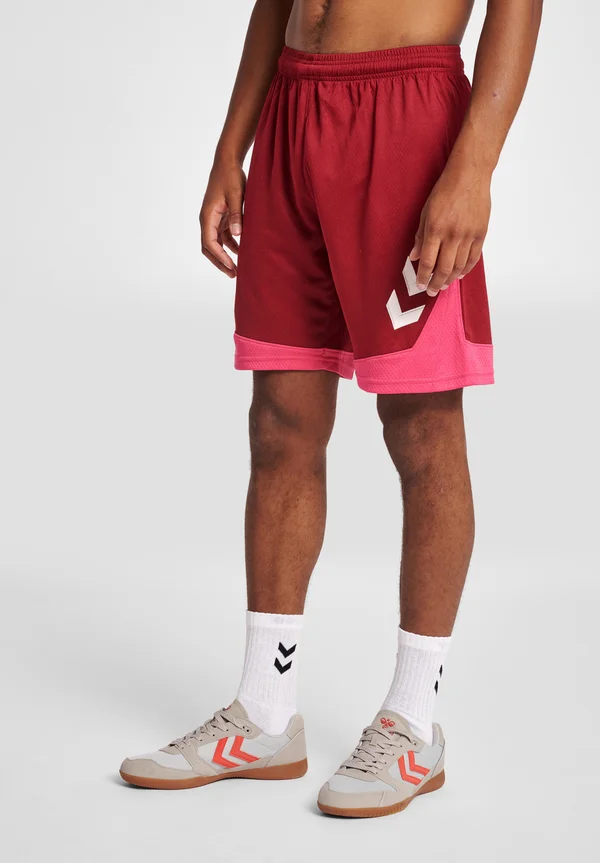 POLY - Kurze Sporthose - biking red