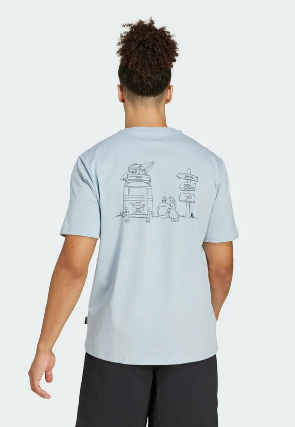 POLYGIENE GRAPHIC - T-Shirt print - blue