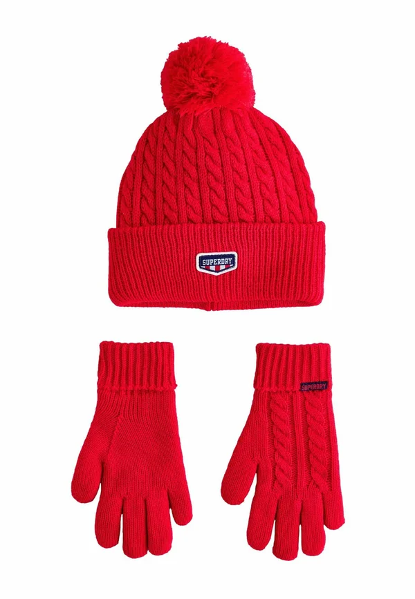 POM SET - Fingerhandschuh - red