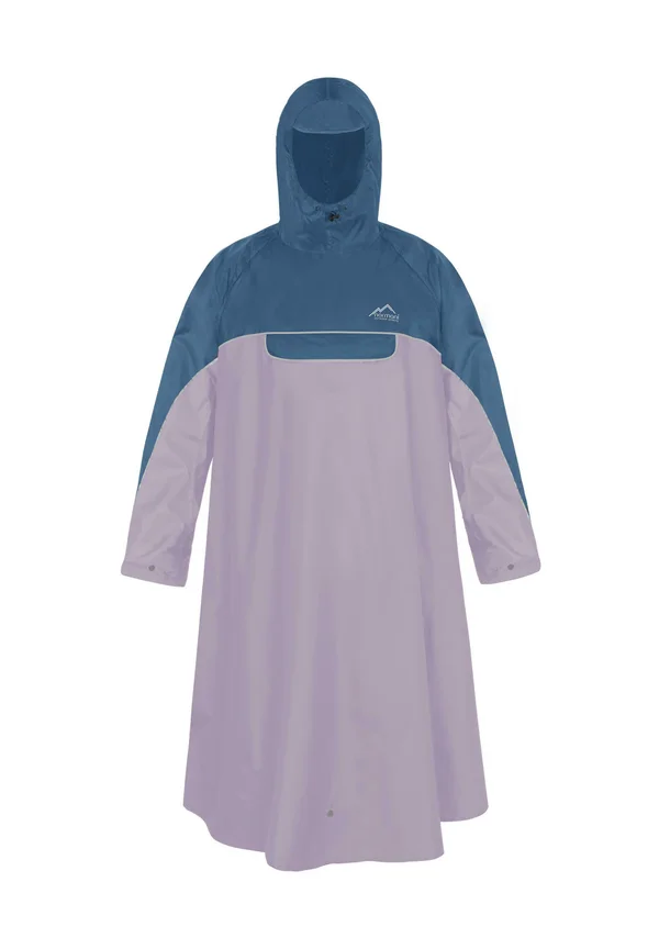 PONCHO - Parka - dunkelblau violett