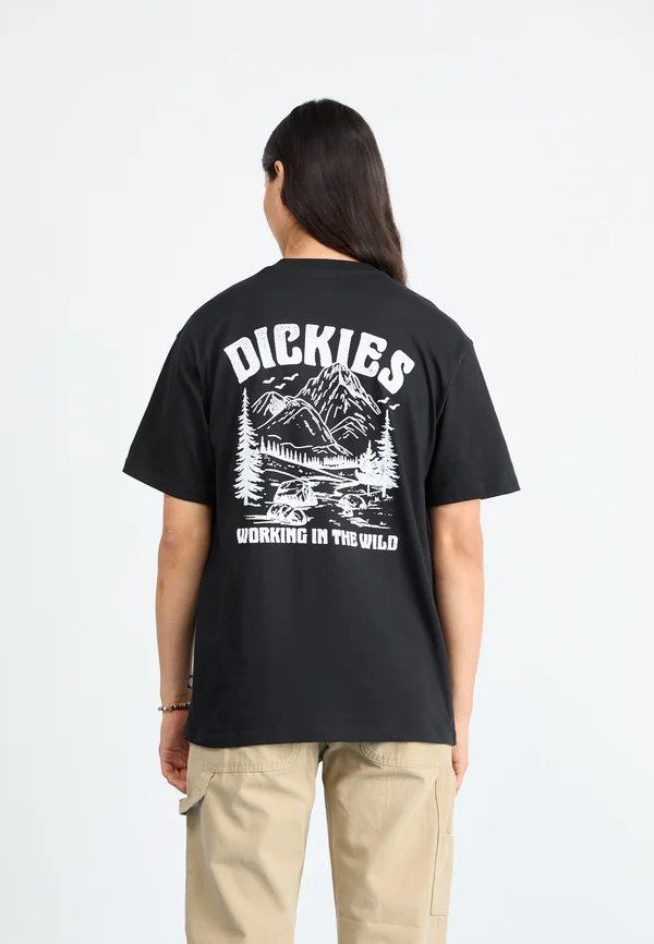 PONDEROSA PINES TEE - T-Shirt print - black