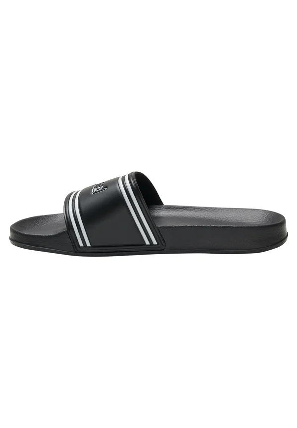 POOL SLIDE RETRO UNISEX - Badesandale - black