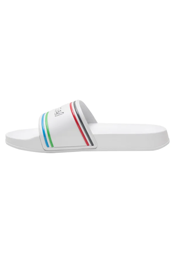 POOL SLIDE RETRO UNISEX - Badesandale - white