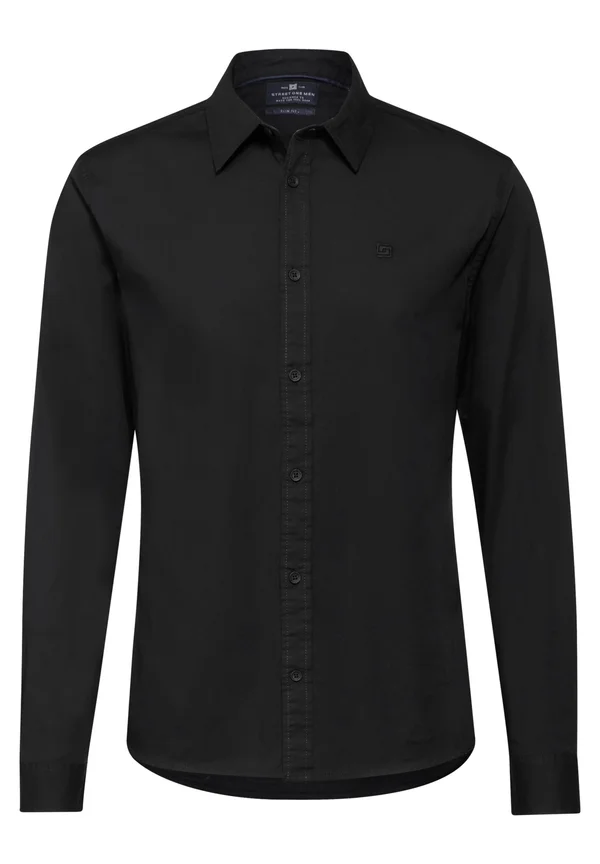 POPELINE STRETCH - Businesshemd - schwarz