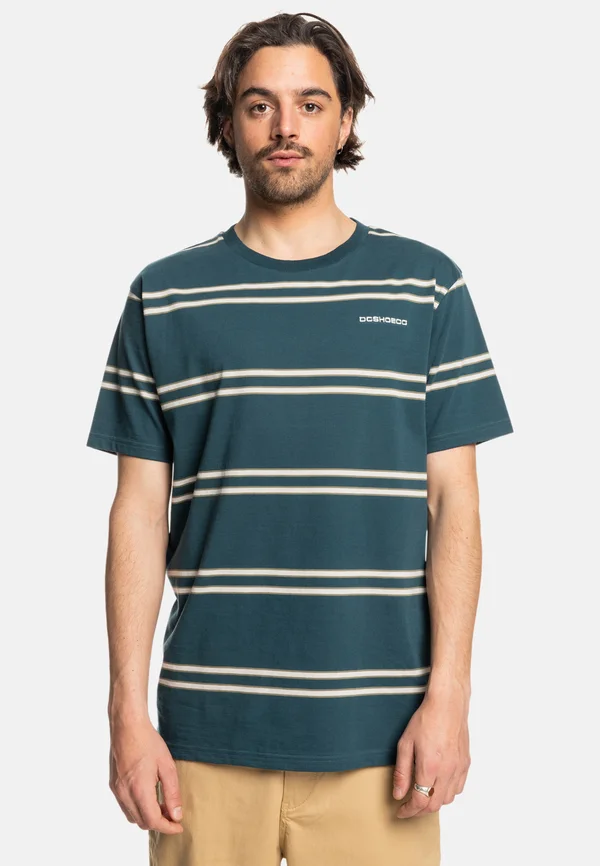 PORTSIDE STRIPE  - T-Shirt print - xgbc deep teal portside stripe