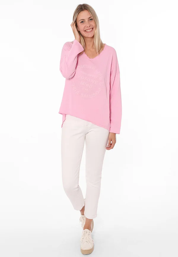 POSITIVE MIND - Strickpullover - rosa