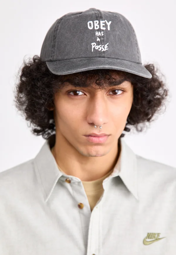 POSSE 6 PANEL SNAPBACK UNISEX - Cap - pigment black