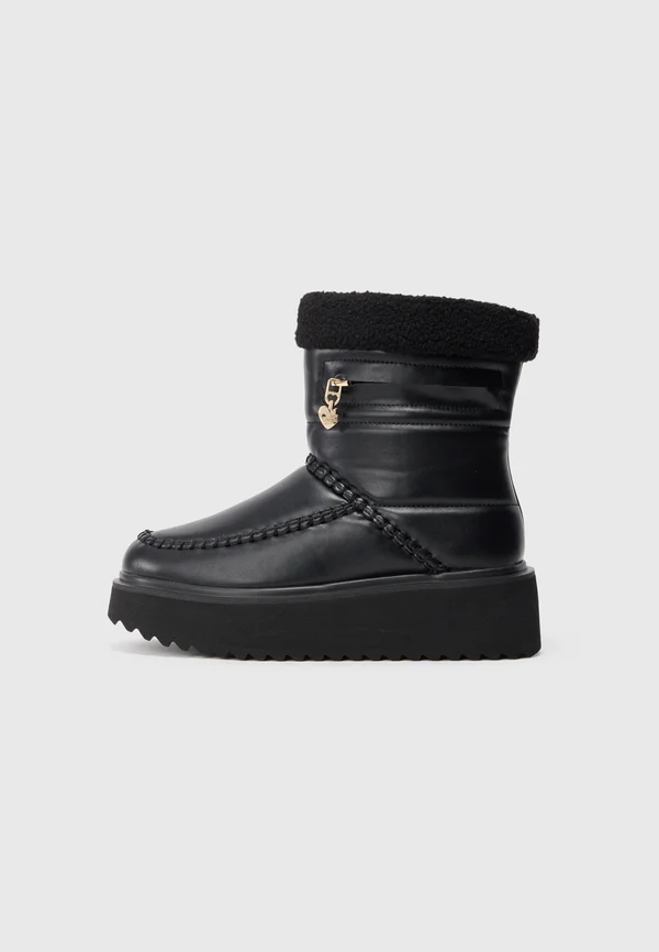 POWER - Plateaustiefelette - black