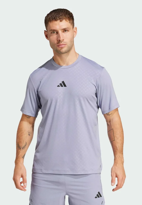 POWER TEE - Sport T-Shirt - silver violet