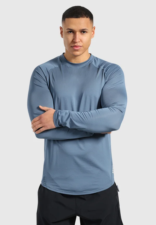 POWERFIT TRIPLE - Langarmshirt - blau