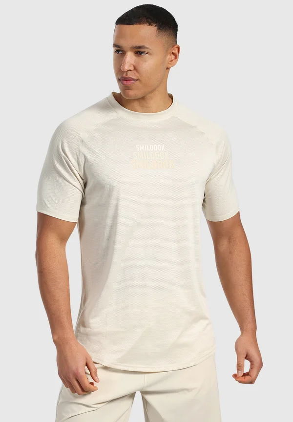 POWERFIT TRIPLE - Sport T-Shirt - creme