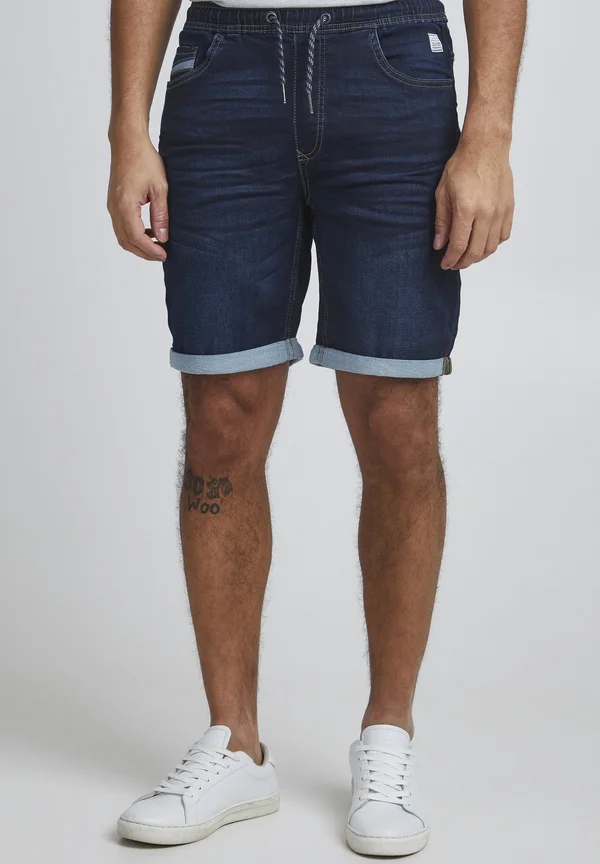 PRBARNE - Jeans Shorts - denim dark blue
