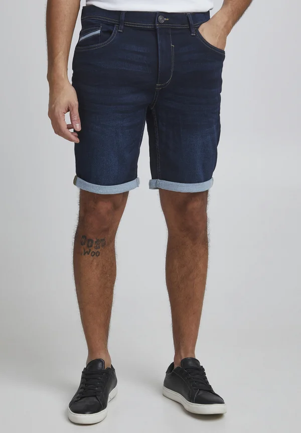PRBERND - Jeans Shorts - denim dark blue