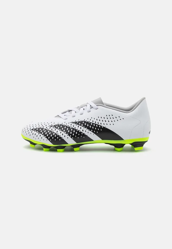 PREDATOR ACCURACY 4 FXG - Fußballschuh Nocken - footwaer white/core black/lucid lemon