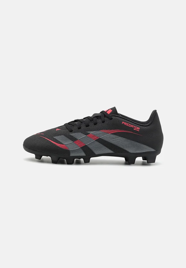 PREDATOR CLUB FIRM/MULTI-GROUND - Fußballschuh Nocken - core black/grey four/lucid red