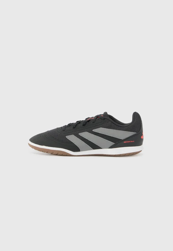 PREDATOR CLUB - Fußballschuh Halle - core black/grey four/lucid red