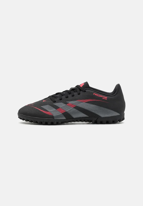 PREDATOR CLUB TURF - Fußballschuh Multinocken - core black/grey four/lucid red
