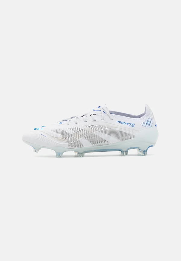 PREDATOR ELITE FIRM GROUND - Fußballschuh Nocken - footwear white/silver metallic/bright royal