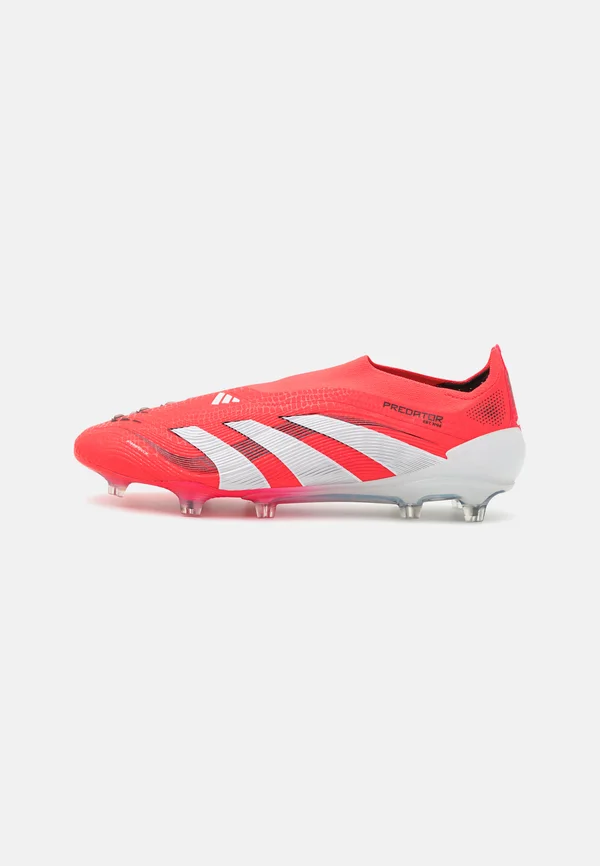 PREDATOR ELITE FIRM GROUND - Fußballschuh Nocken - lucid red/footwear white/core black