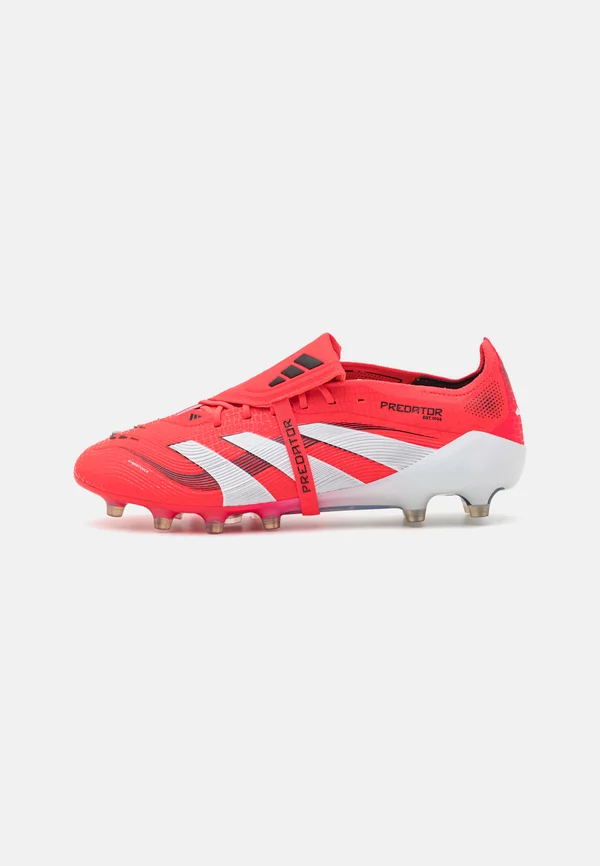 PREDATOR ELITE FOLD-OVER TONGUE ARTIFICIAL GRASS - Fußballschuhe Kunstrasen - lucid red/footwear white/core black