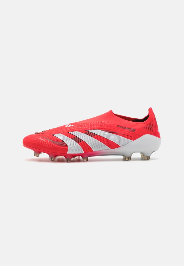 PREDATOR ELITE LACELESS ARTIFICIAL GRASS - Fußballschuh Nocken - lucid red/footwear white/core black