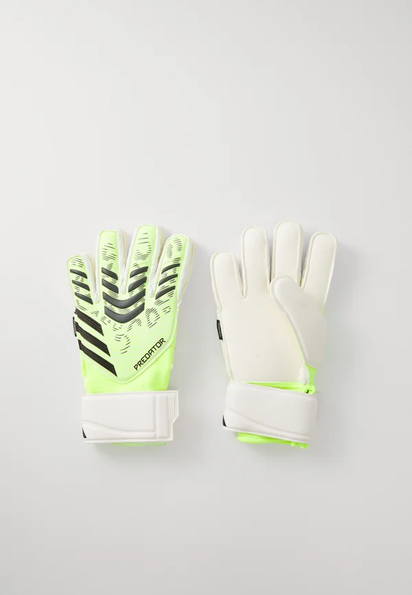 PREDATOR GLOVE MATCH FINGERSAVE - Torwarthandschuh - lucid lemon/white/black
