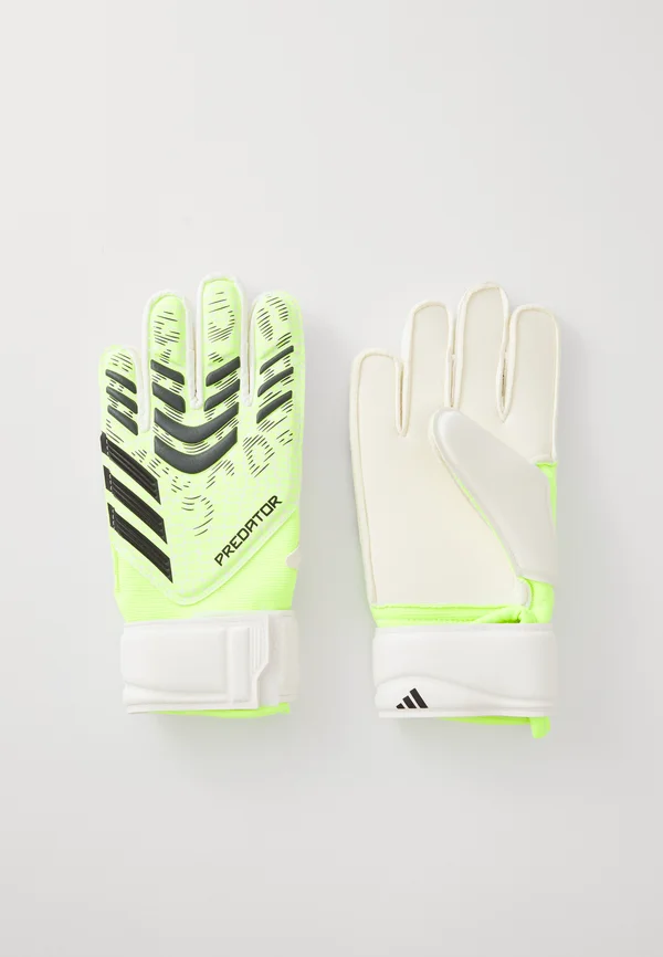 PREDATOR GLOVE MATCH - Torwarthandschuh - lucid lemon/white/black