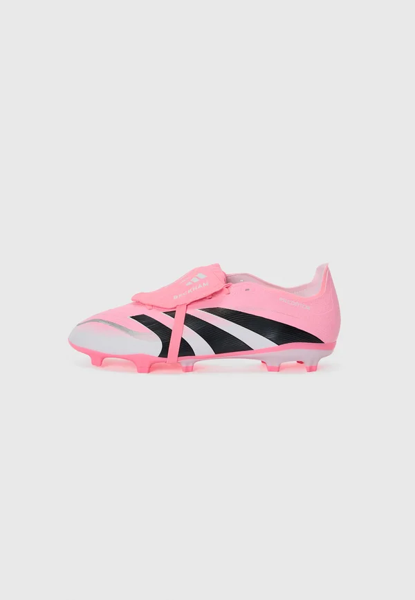 PREDATOR LEAGUE FOLD-OVER TONGUE FIRM GROUND/MULTI GROUND FOOTBALL BOOTS - Fußballschuhe für festen Untergrund - beam pink/core black/white
